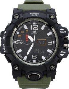 UZIW1545G Uzi Shock Watch OD - Tactical Multifunction