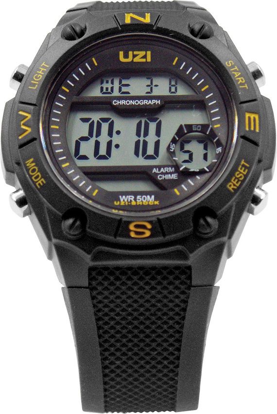 UZIWZS01 Uzi Shock Digital Watch - Water Resistant 50m