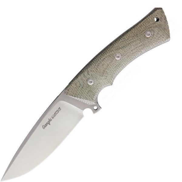 Viper Ganghi Fixed Blade N690 Green Micarta Knife Italy