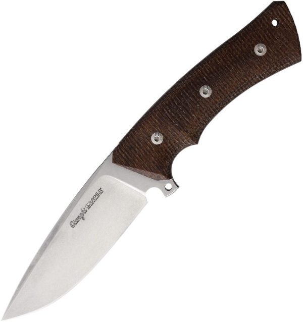 Viper Ganghi Fixed Blade Brown Micarta N690