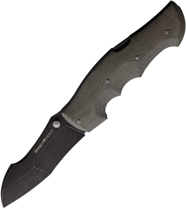 Viper Rhino 1 Lockback Green Micarta - Elmax