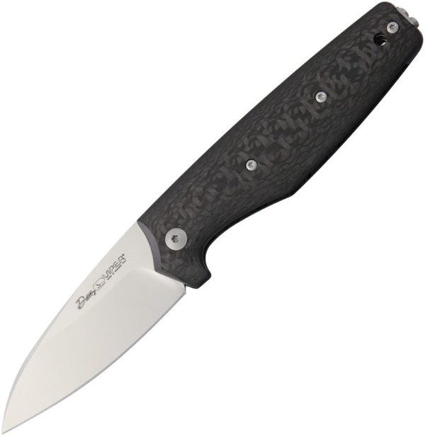 Viper Dan2 Carbon Fiber Folding Knife N690Co Wharncliff