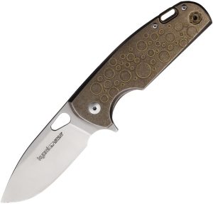 Viper Kyomi Framelock Bronze Titanium Folding Knife CPM-20CV