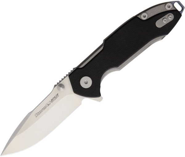 Viper Storm Linerlock M390 Black G10 Folding Knife