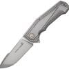 Viper Larius Linerlock Folding Knife Gray Titanium 3.38" M390