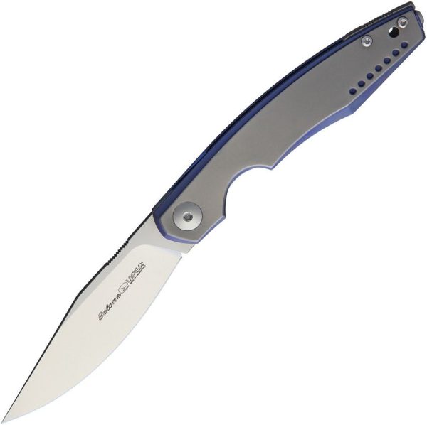 Viper Belone Linerlock Blue Titanium Folding Knife