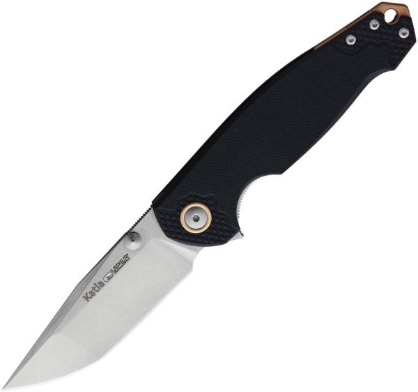 Viper Katla Linerlock Black G10 M390