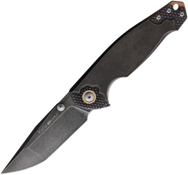 Viper Katla Linerlock Titanium Folding Knife M390 Blade