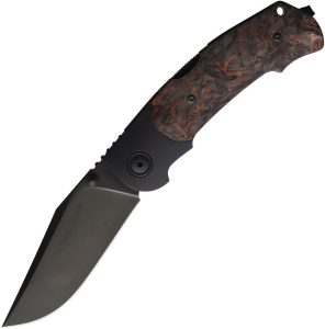 Viper Turn Lockback Copper M390 Folding Knife Dark Matter