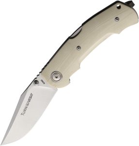 Viper Turn Essential Lockback - Ivory G10