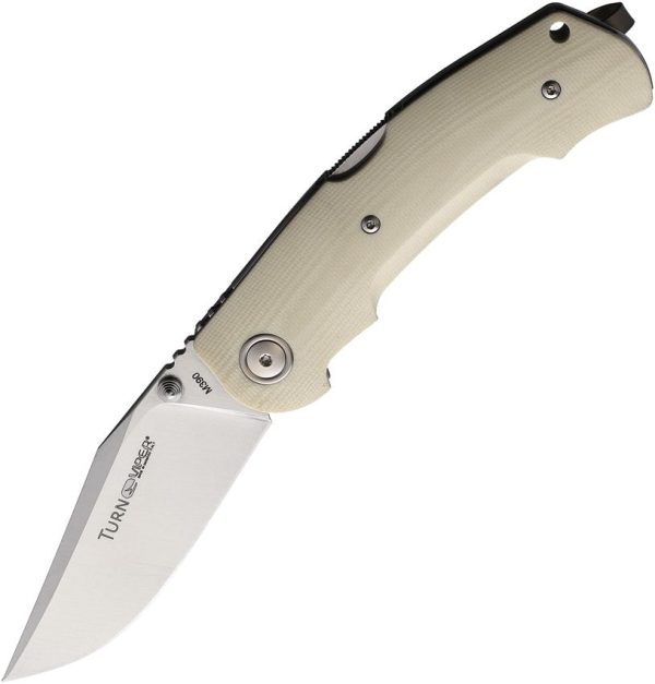 Viper Turn Essential Lockback - Ivory G10