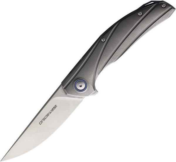 Viper Orso2 Framelock Titanium Folding Knife Satin Blade