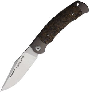 Viper Twin Slip Joint Gold Matter Folding Knife M390 Carbon Fiber