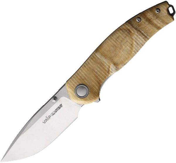 Viper Vale Linerlock Folding Knife CPM MagnaCut Flame Poplar