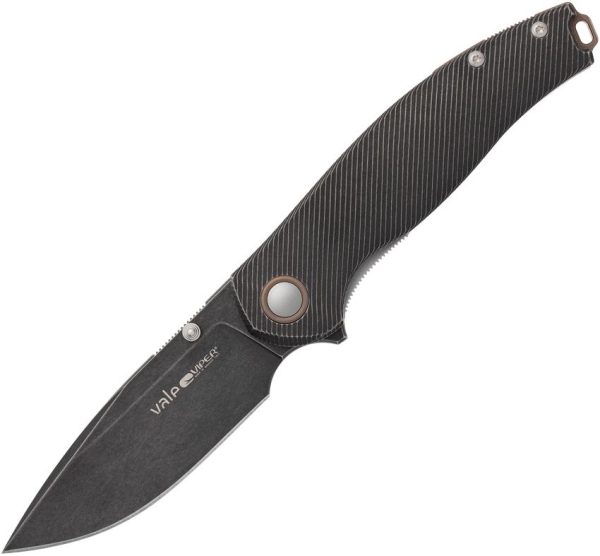 Viper Vale Linerlock Bronze MagnaCut Folding Knife Titanium