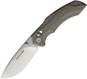 Viper Oniro Crossbar Green Micarta Folding Knife CPM MagnaCut
