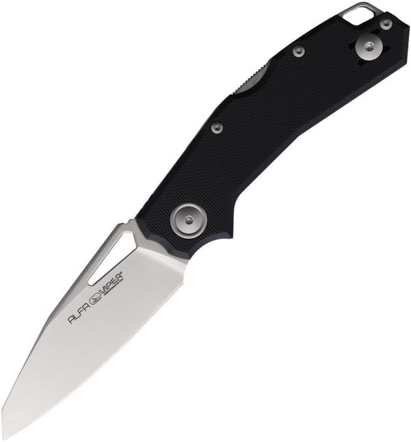 Viper Alfa Lockback Black G10 Folding Knife MagnaCut Steel