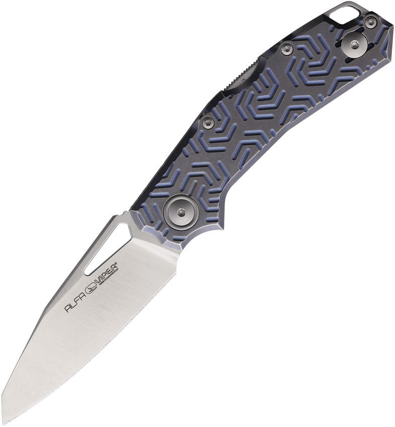 Viper Alfa Lockback 2.88" MagnaCut Blue Ti Folding Knife