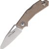 Viper Alfa Lockback Folding Knife 2.88" MagnaCut Natural Micarta