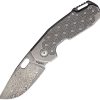 Viper Odino Framelock Folding Knife Gray Damascus 3in