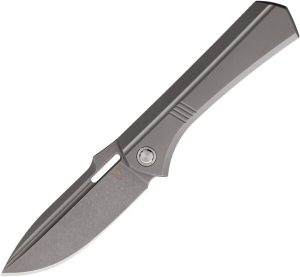 Vanguard Continuum Framelock Gray M390 Folding Knife