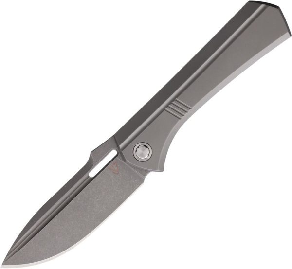 Vanguard Continuum Framelock Gray M390 Folding Knife