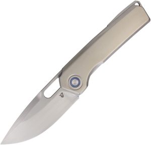 Vanguard Breaker Framelock Folding Knife M390 Gray Titanium