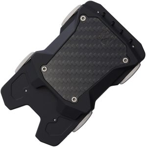 VCEF1BLKCF Vice Hardware F1 Wallet Black Carbon Fiber