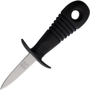 VER205N Andre Verdier Oyster Knife Black - Stainless Short Blade