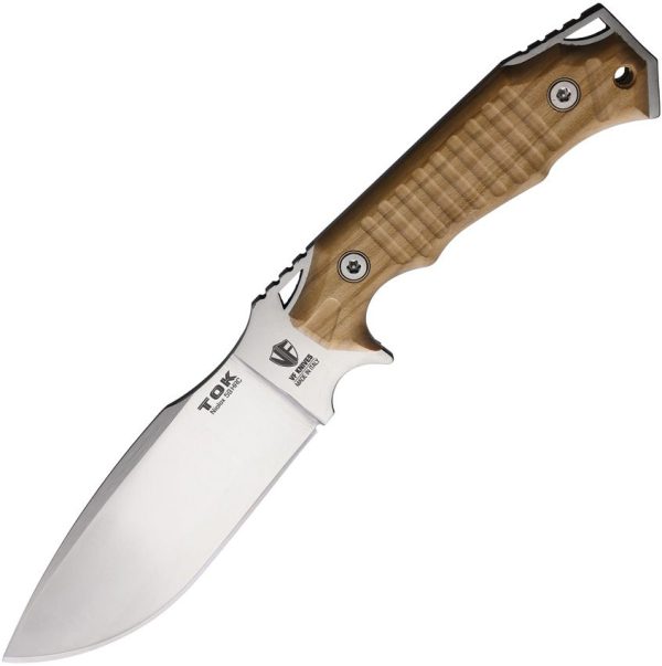 VF Knives TOK Fixed Blade - Olive Wood Niolox