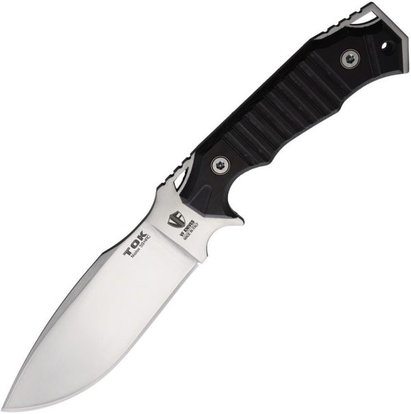 VF Knives TOK Fixed Blade - Black Micarta Niolox