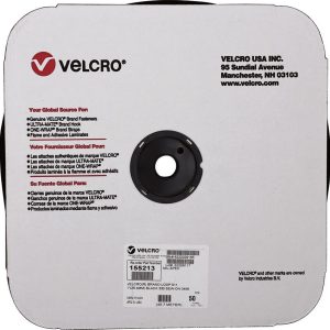 VLC155213 Velcro Mil-Spec Loop Sew-On 1 inch Black 50 yards