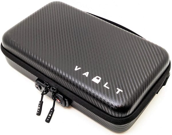 Vault Secure Carbon Fiber TSA Lock Pouch 11.5 x 7.25