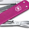 Victorinox Classic SD Alox Flamingo Party 2.5" Folding Knife