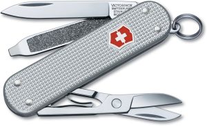 VN0622126 Victorinox Silver Alox Classic Pocket Knife