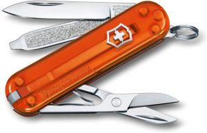 Victorinox Classic SD Fire Opal Pocket Knife