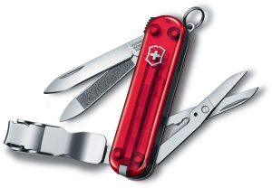 VN06463T Victorinox Nail Clip 580 Red Translucent Multi-Tool