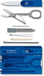 VN07122T2 Victorinox SwissCard Sapphire Blue Multi-Tool
