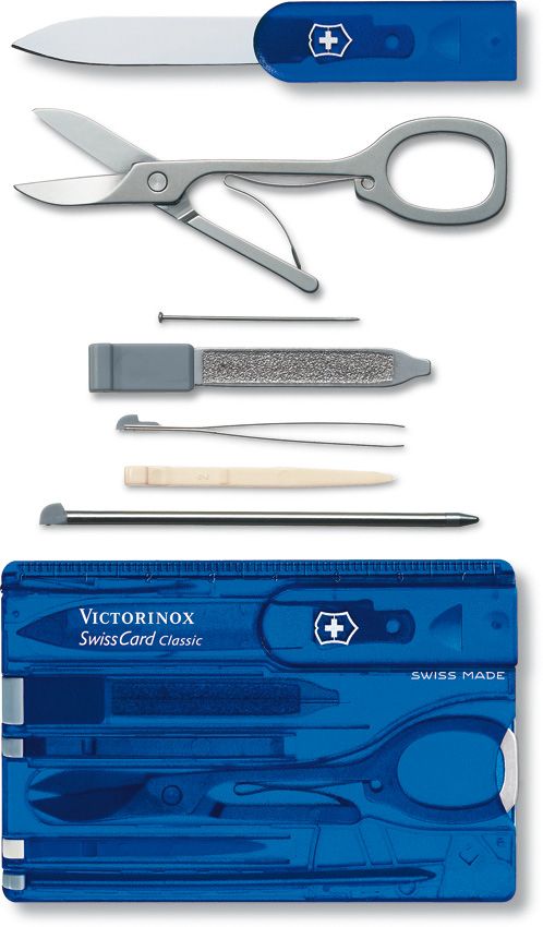 Victorinox SwissCard Sapphire Blue Multi-Tool