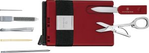 VN0725013 Victorinox Smart Card Wallet Iconic Red - 6 Tools