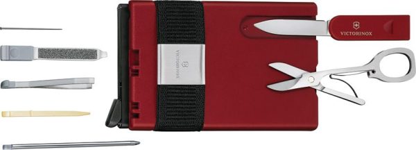 VN0725013 Victorinox Smart Card Wallet Iconic Red - 6 Tools
