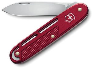 VN0800620 Victorinox Onefold Linerlock 2.63in Red Alox Knife