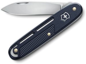 VN0800622 Victorinox Onefold Linerlock 2.63in Blue Alox Knife