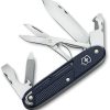 Victorinox Synergy X Alox Dark Blue Folding Knife 3.63"