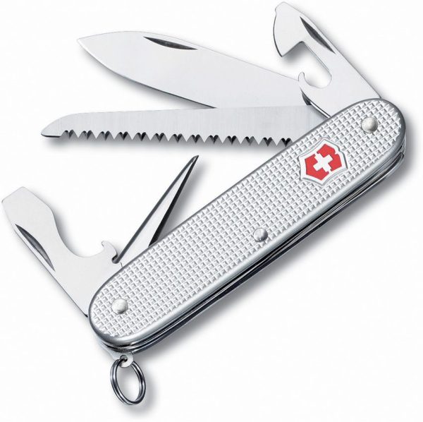 Victorinox Farmer Silver Alox - 3.63 inches