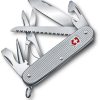 Victorinox Farmer Alox Folding Knife 3.75" Silver