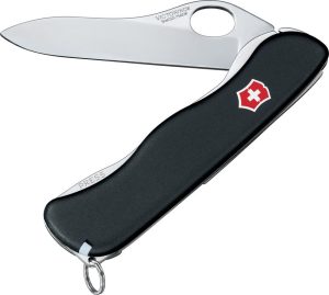 VN08416M3 Victorinox One Hand Sentinel Black Folding Knife