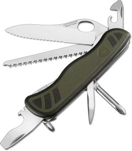 VN08461MWCH Victorinox Soldier Black Green Multi-Tool Knife