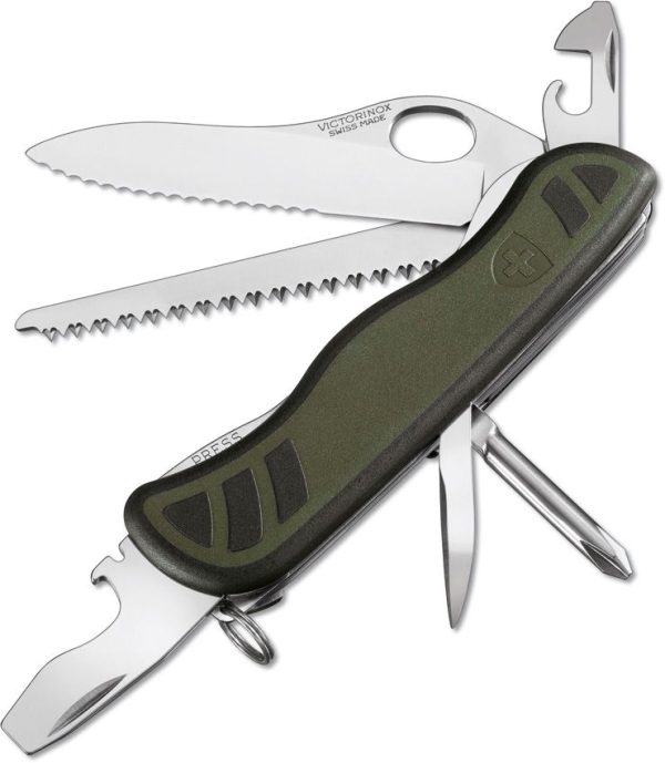 Victorinox Soldier Black Green Multi-Tool Knife