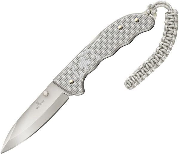 Victorinox Evoke Lockback Alox Silver - 4 inches
